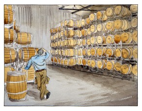 Voyager Estate Wine Barrels