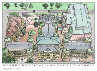 Sydney Hospital Aerial View