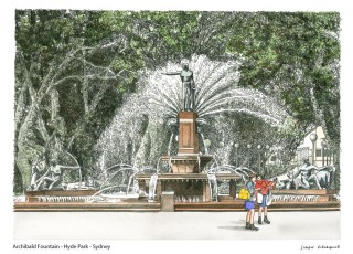 Archibald Fountain - Hyde Park - Sydney