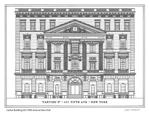 Cartier Building 651 Fifth Avenue New York Elevation