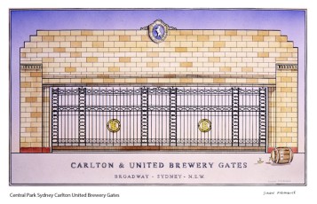 Central Park Sydney Carlton United Brewery Gates