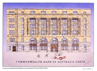Commonwealth Bank Building Corner Murray St Forrest Place Perth