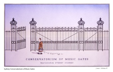 Sydney Conservatorium of Music Gates Macquarie Street Sydney