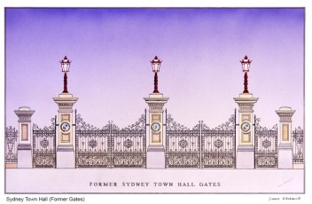Former Sydney Town Hall Gates