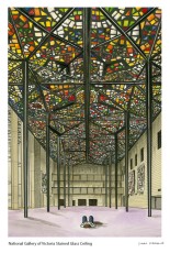 National Gallery of Victoria Stained Glass Ceiling Simon Fieldhouse