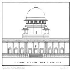 Supreme Court of India New Delhi Elevation