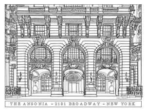 Ansonia Building Hotel 2109 Broadway  New York