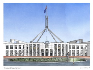 Parliament House Canberra Forecourt