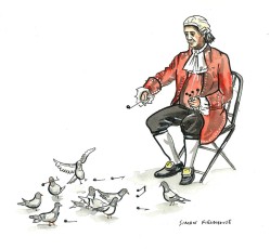 Mozart Feeding the Birds