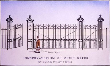 Conservatorium of Music Gates - Botanic Gardens Sydney