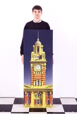 Simon Fieldhouse with Flinders Street Station Clocktower