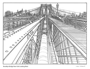 Brooklyn Bridge Looking West