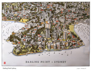 Darling Point Sydney Aerial View