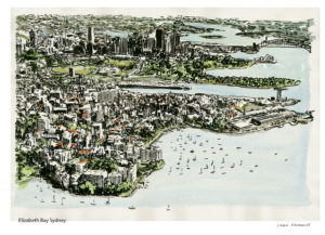 Elizabeth Bay Sydney Aerial View