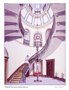 Elizabeth Bay House Staircase