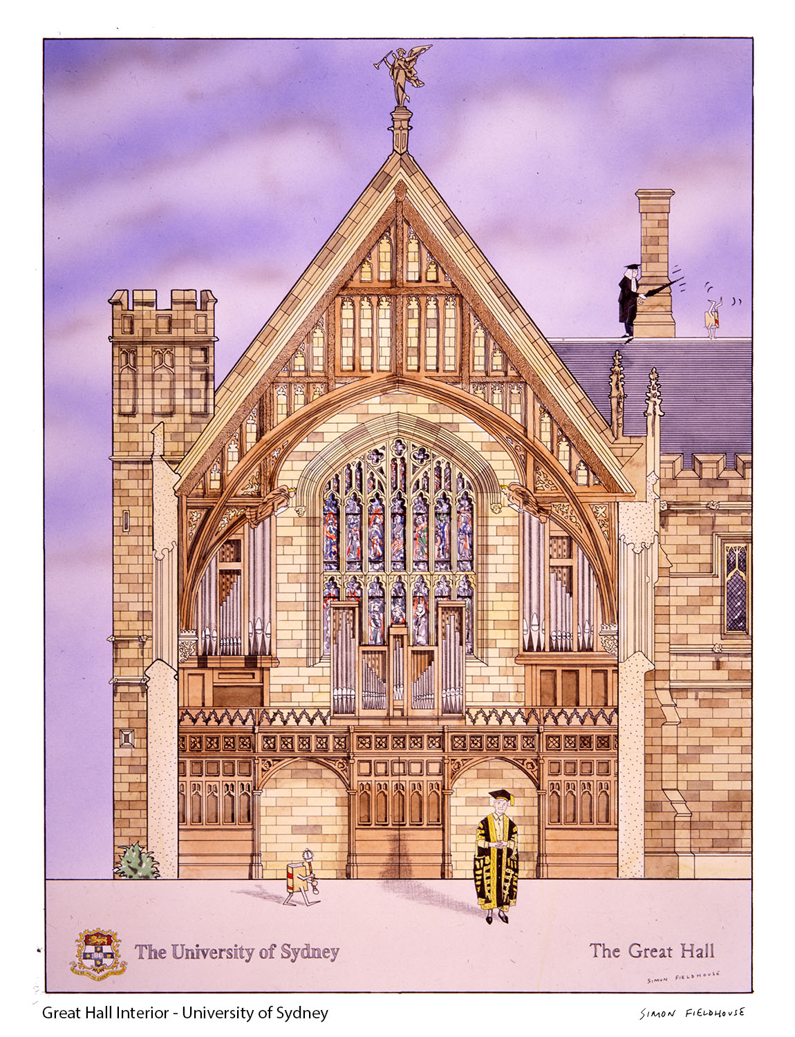 Great Hall - Interior - University of Sydney - Simon Fieldhouse