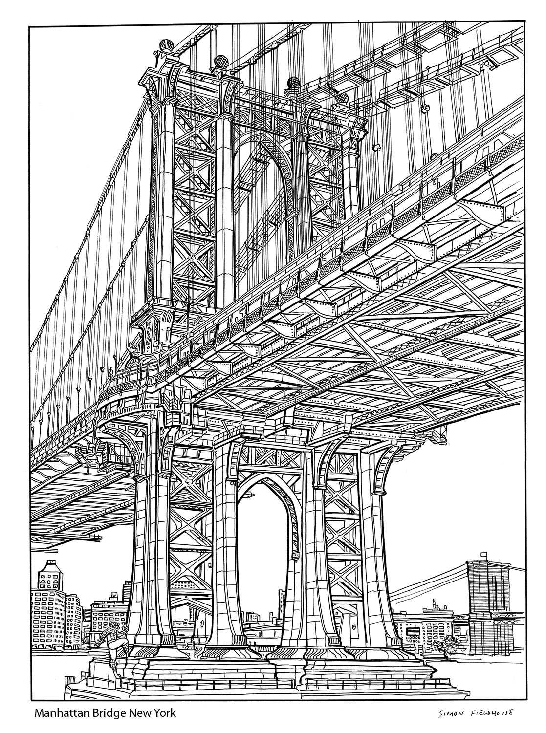 Manhattan Bridge New York - Simon Fieldhouse
