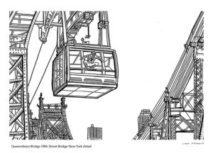 Queensboro Bridge New York detail