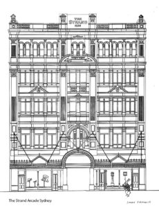 Strand Arcade Sydney elevation