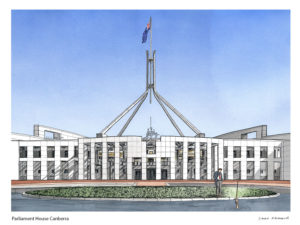 Parliament House Canberra Forecourt