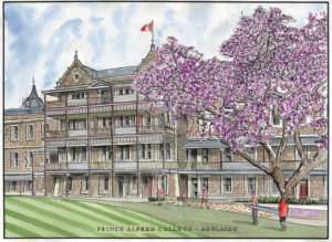 Prince Alfred College Adelaide Main Building Drawing