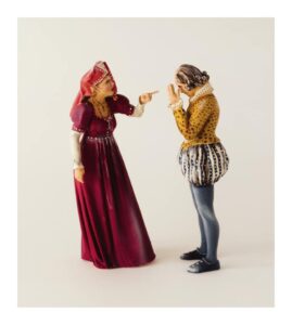 Lady Macbeth berating Shakespeare