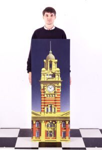 Simon Fieldhouse with Flinders Street Station Clocktower
